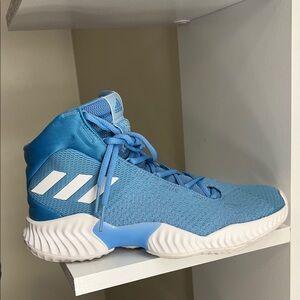 Adidas Men's Blue High-Top Athletic Shoes
